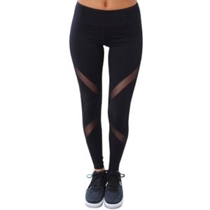 NEW Mesh Cutout Leggings - Size Small